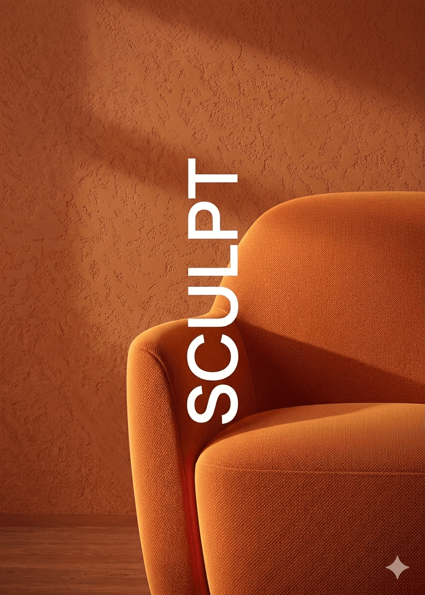 Sculpt — Orange Chair